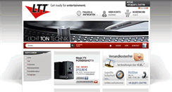 Desktop Screenshot of ltt-versand.de